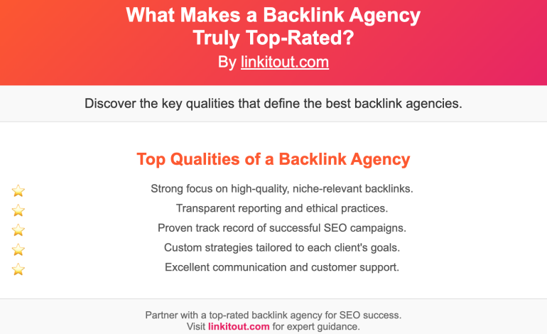 What Makes a Backlink Agency Truly Top-Rated?